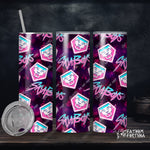 Idol Boys Logo Magenta 20oz Stainless Steel Insulated Drink Tumbler Made To Order