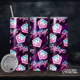 Idol Boys Logo Magenta 20oz Stainless Steel Insulated Drink Tumbler Made To Order
