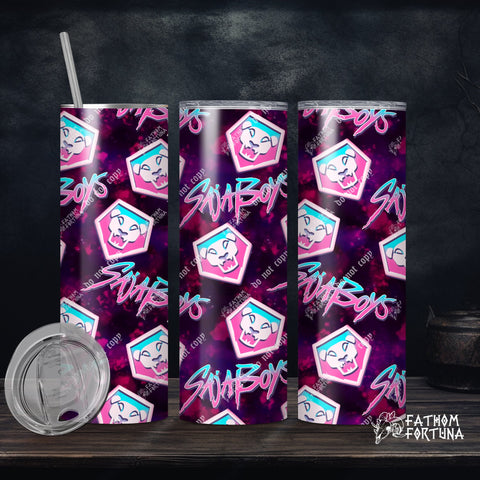 Idol Boys Logo Magenta 20oz Stainless Steel Insulated Drink Tumbler Made To Order