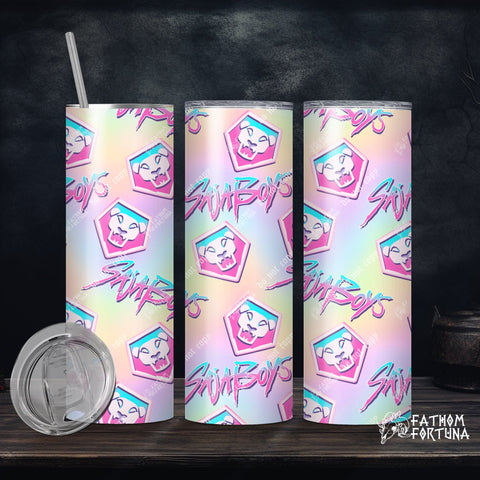 Idol Boys Logo Pastel 20oz Stainless Steel Insulated Drink Tumbler Made To Order