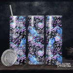 Demon Boy Band Stans Grey 20oz Stainless Steel Insulated Drink Tumbler Made To Order