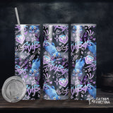Demon Boy Band Stans Grey 20oz Stainless Steel Insulated Drink Tumbler Made To Order