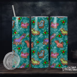 Sinsmas Cookies Teal 20oz Stainless Steel Insulated Drink Tumbler Made To Order