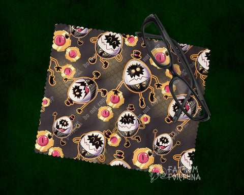Steampunk Eggbois Microfiber Eyeglass Cloth