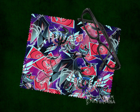 Vox Omega Purple Microfiber Eyeglass Cloth