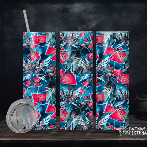 Vox Omega Blue 20oz Stainless Steel Insulated Drink Tumbler Made To Order