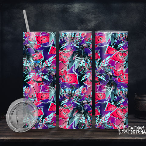 Vox Omega Purple 20oz Stainless Steel Insulated Drink Tumbler Made To Order