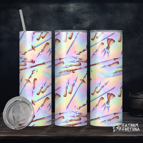A Hunter's Tools Rainbow 20oz Stainless Steel Insulated Drink Tumbler Made To Order