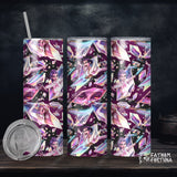 Broken Glass Girls Berry 20oz Stainless Steel Insulated Drink Tumbler Made To Order