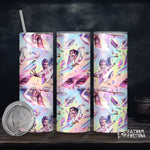 Broken Glass Girls Rainbow 20oz Stainless Steel Insulated Drink Tumbler Made To Order