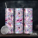 Broken Glass Girls Platinum 20oz Stainless Steel Insulated Drink Tumbler Made To Order