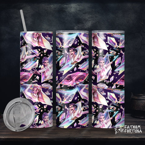 Broken Glass Girls Deep 20oz Stainless Steel Insulated Drink Tumbler Made To Order