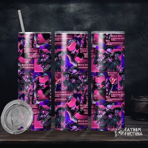 Idol Boys Logo Galaxy 20oz Stainless Steel Insulated Drink Tumbler Made To Order