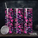 Your Idol Magenta 20oz Stainless Steel Insulated Drink Tumbler Made To Order