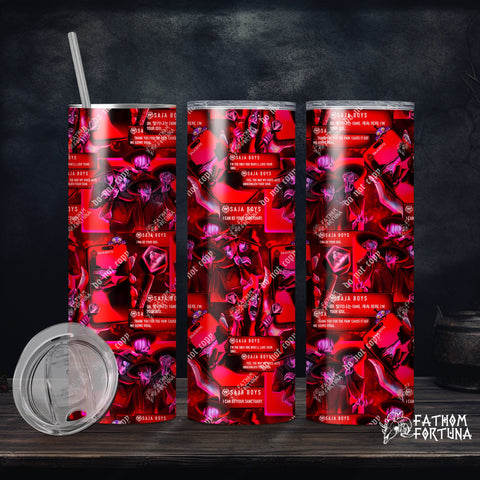 Your Idol Red 20oz Stainless Steel Insulated Drink Tumbler Made To Order