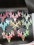 Spooky Deer Skull Ornaments - READY TO SHIP!