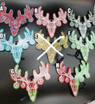 Spooky Deer Skull Ornaments - READY TO SHIP!