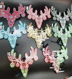 Spooky Deer Skull Ornaments - READY TO SHIP!