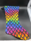 Rainbow Dragon Scale Stocking