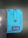 Blue Geometric Pocket Pal Mini Travel Wallet