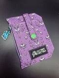 Haunted Wallpaper Pocket Pal Mini Travel Wallet GREEN SNAP