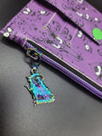 Haunted Wallpaper Pocket Pal Mini Travel Wallet GREEN SNAP