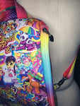 90's Rainbow Stickers Mini Backpack Sling Security Bag