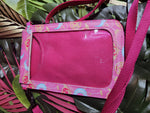 Pink Magical Girl Wands Slim Crossbody Bag WINDOWED BACK