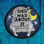 Died Mad About It Embroidered Iron On Patch