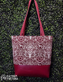 Red Yule Tote Bag