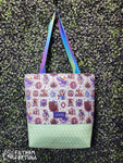 Green Space Critters Tote Bag