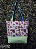 Green Space Critters Tote Bag