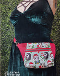 Holly Jolly Horror Convertible Bum Bag Fanny Pack Crossbody Purse